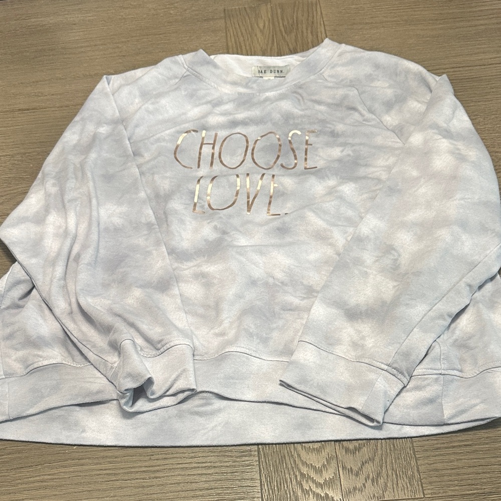 Rae Dunn Grey Graphic Sweatshirt